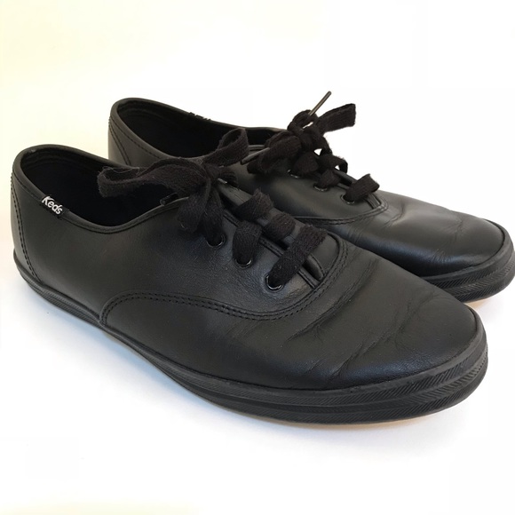 ❌SOLD❌Keds | Champion Original Black Leather Lace - Picture 5 of 8